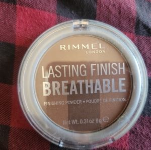 Rimmed finish powder